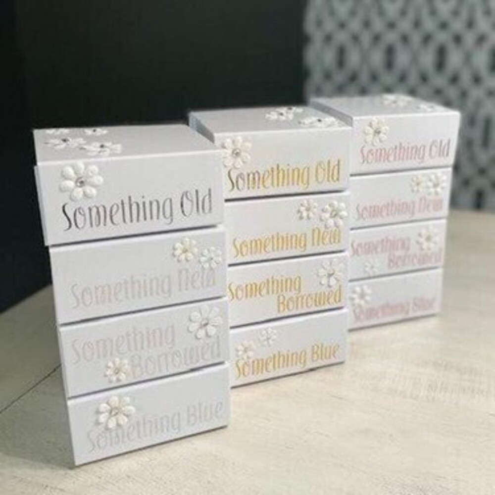 Bridal Shower, Wedding Gift Tradition, Gift Box Tower Set | Something Old, Some…